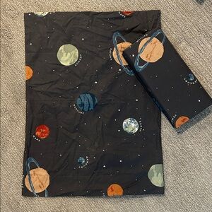 H&M Planets Twin Duvet Cover and Pillow Case